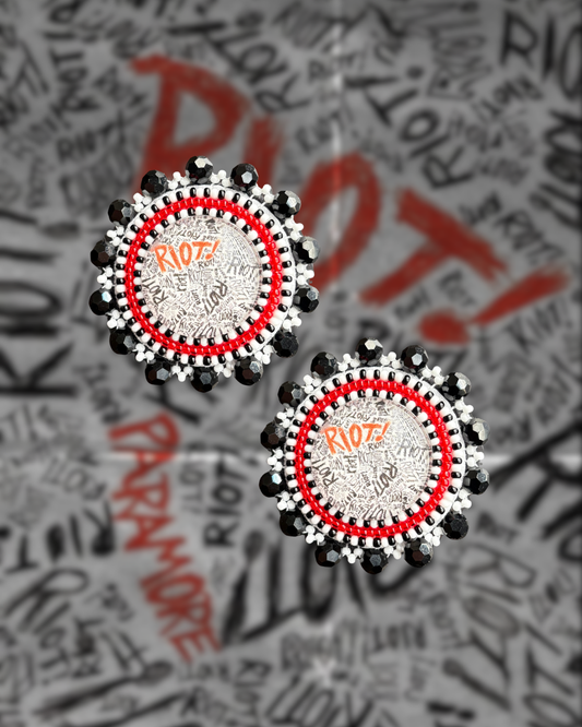 RIOT Beaded Stud Earrings