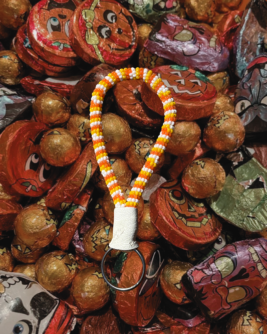 Candy Corn Mini Keychain