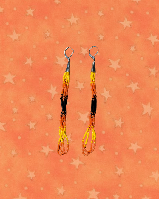 Pumpkin Vibes Dangle Earrings