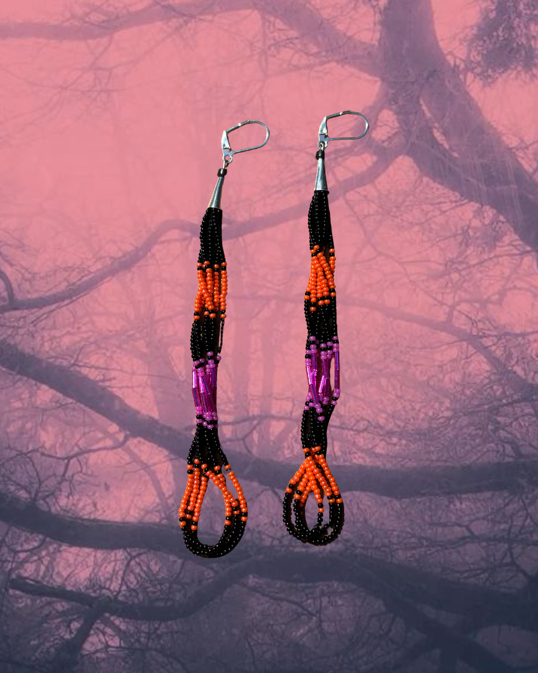 Witch's Blush Dangle Earrings