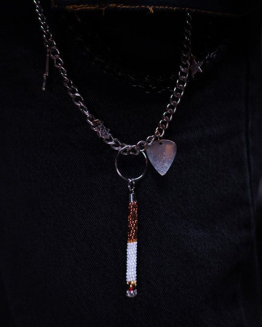 Beaded Cig Keychain