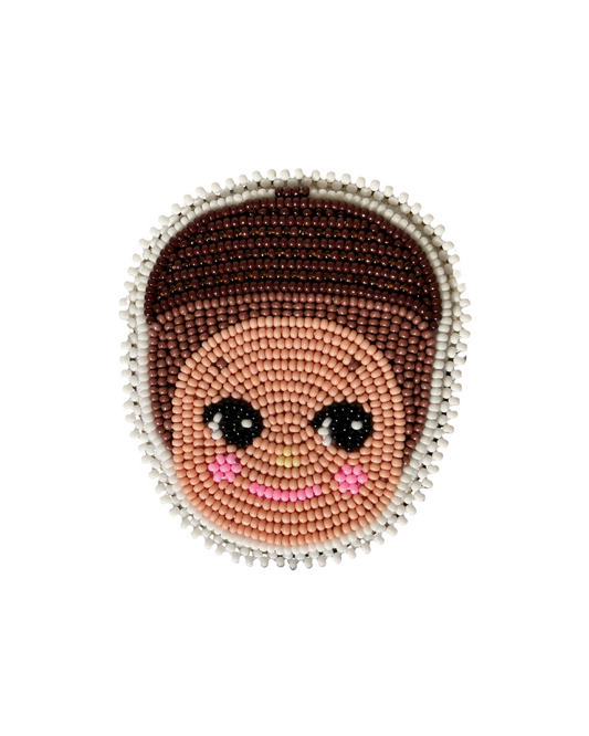 Beaded Acorn Baby Sticker