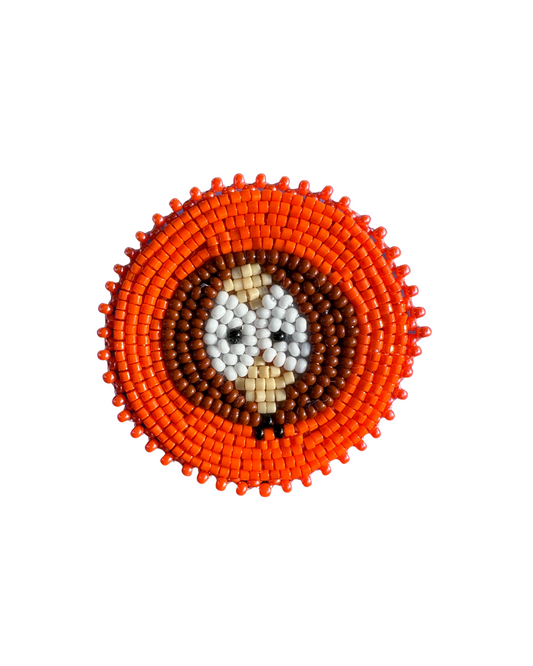 Beaded Orange Guy Sticker