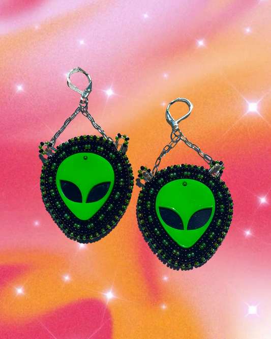 We Come in Peace Earrings